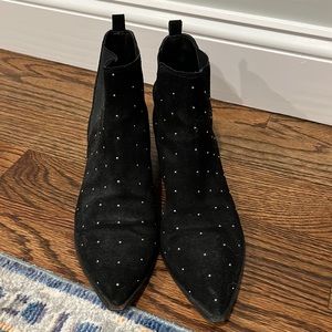 Marc Fisher Black studded bootie